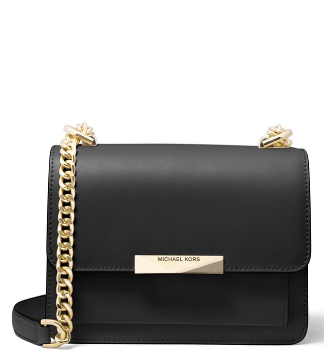 Buy MICHAEL Michael Kors Black Jade Small Shoulder Bag for Women Online @  Tata CLiQ Luxury