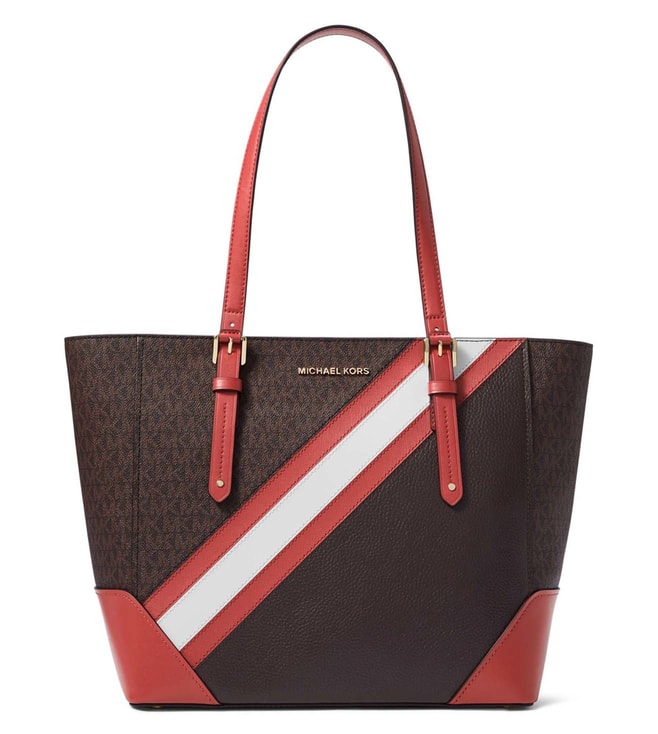 Multiple Women's Medium Leather & Canvas Handbag