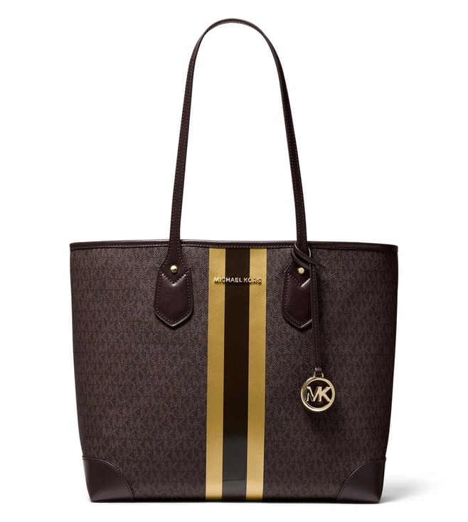 MICHAEL Michael Kors Brown \u0026 Gold Eva 