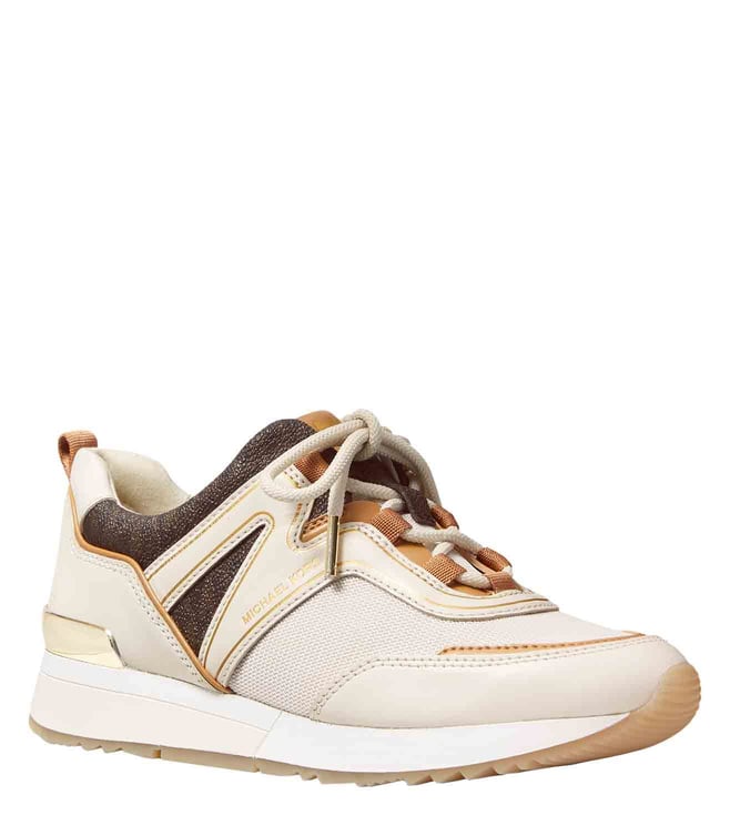 Buy MICHAEL Michael Kors Cream Multi Women Trainer Sneakers Online @ Tata  CLiQ Luxury