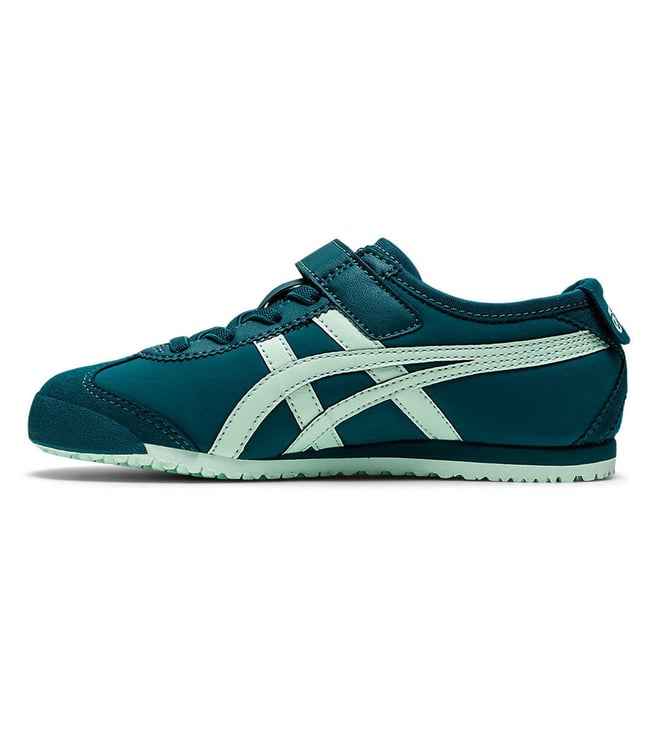 Buy Onitsuka Tiger Kids Velvet Pine & Mint Tint Mexico 66 PS Sneakers ...