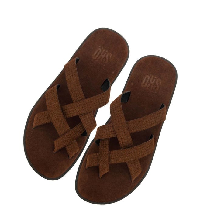 comfortable leather flip flops