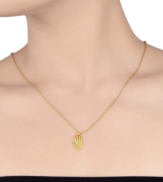 eternal love gold necklace paparazzi