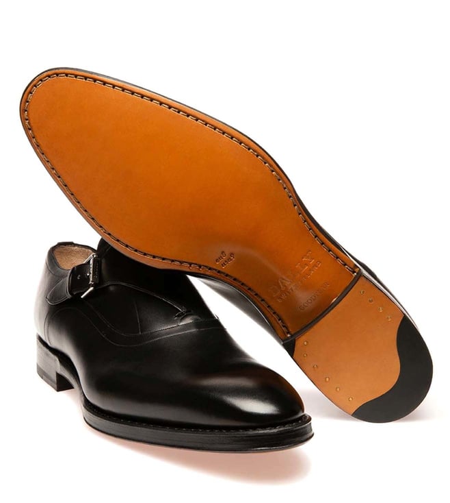 Buy Bally Scribe Novo 0100 Black Monk Shoes for Men Online @ Tata CLiQ ...