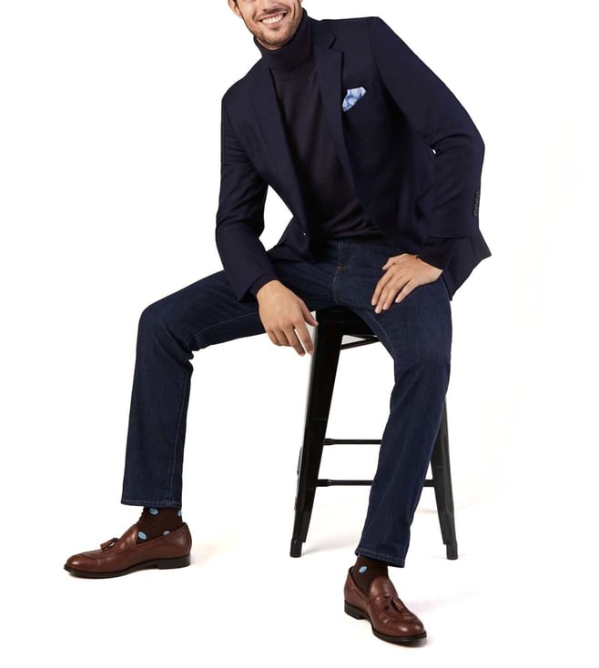 Buy Brooks Brothers Navy SPCT HOPSACK CV Sport Coat for Men Online