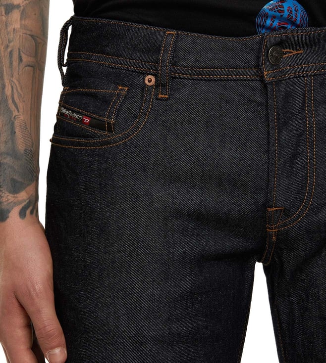 Buy Diesel ZATINY-X Bootcut Blue Low Rise Jeans for Men Online @ Tata ...