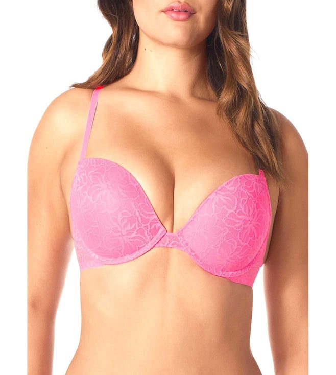 Buy Women's La Senza Lace Underwired Padded Plunge Bra with