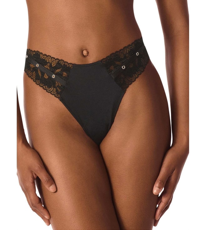 Buy La Senza Black Lace Thong Panty for Women Online @ Tata CLiQ Luxury