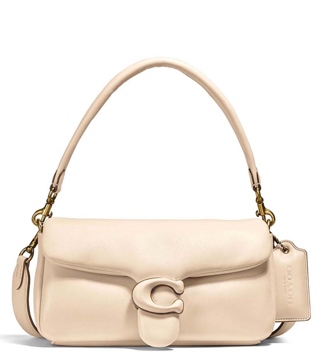 Buy Coach Brass & Ivory Medium Pillow Tabby 26 Shoulder Bag for Women  Online @ Tata CLiQ Luxury