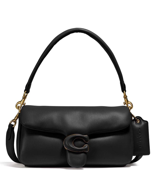 Buy Coach Brass & Black Medium Pillow Tabby 26 Shoulder Bag for Women  Online @ Tata CLiQ Luxury