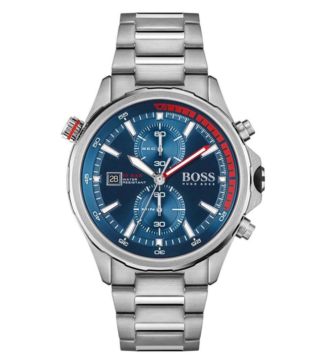 Chronograph CLiQ for 1513823 Men Globetrotter Watch Buy @ Luxury Tata Boss Online