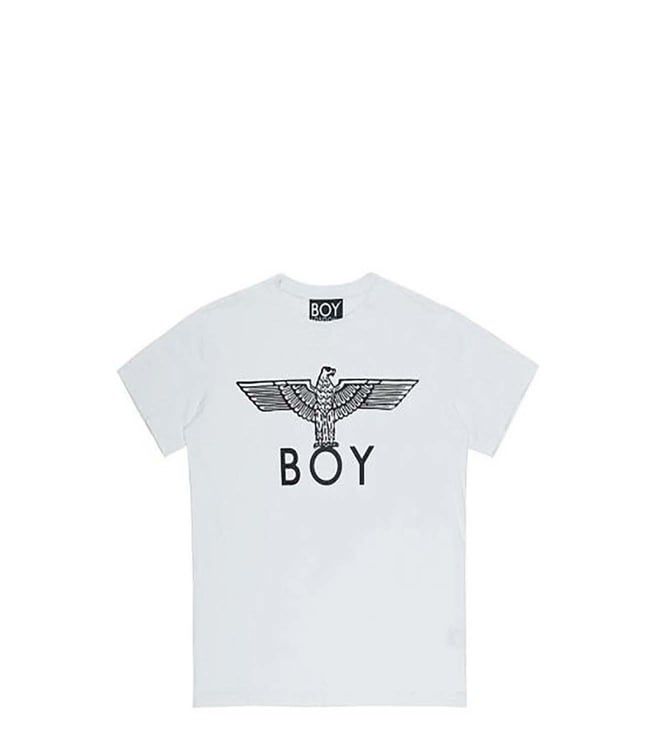 Buy Boy London Kids White Logo Regular Fit Eagle T-Shirt Online