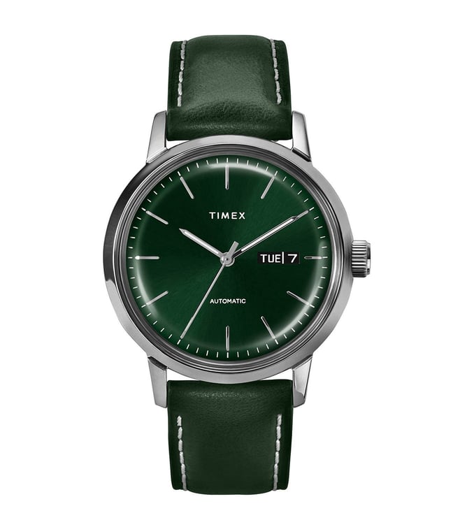 Buy Timex Marlin Automatic Analog Green Dial Men Watch - TW2U11900 Online @  Tata CLiQ Luxury