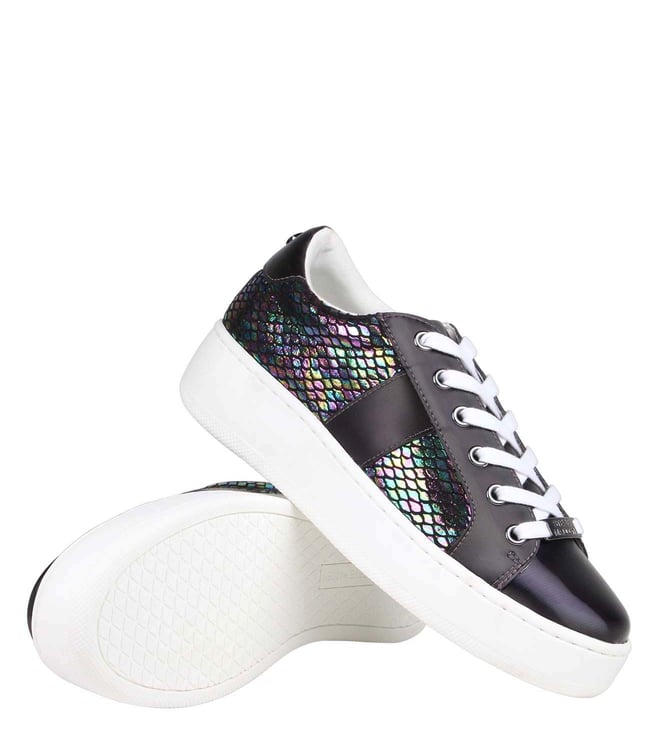 steve madden black sparkle sneakers