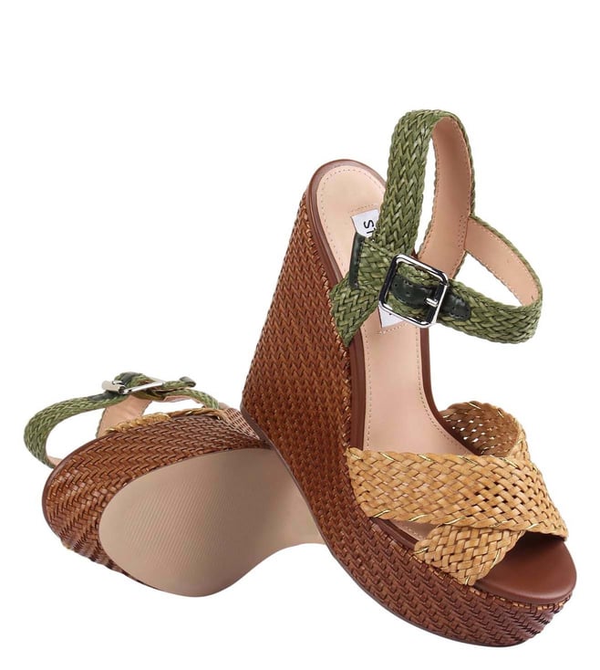 steve madden ankle strap wedge