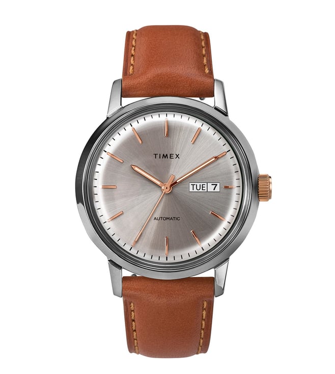 Buy Timex Marlin Automatic Cream Dial Men Watch - TW2U11800 Online @ Tata  CLiQ Luxury