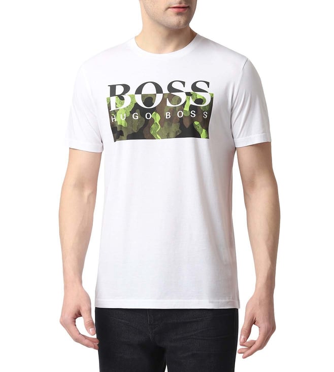 boss printed t shirt