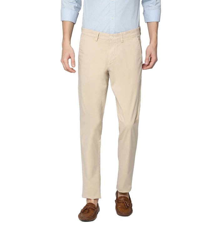 Buy online Beige Polyester Flat Front Trousers Formal Trouser from Bottom  Wear for Men by Inspire for 549 at 54 off  2023 Limeroadcom