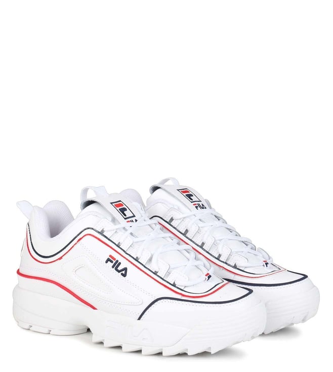 Fila heritage disruptor ii white best sale