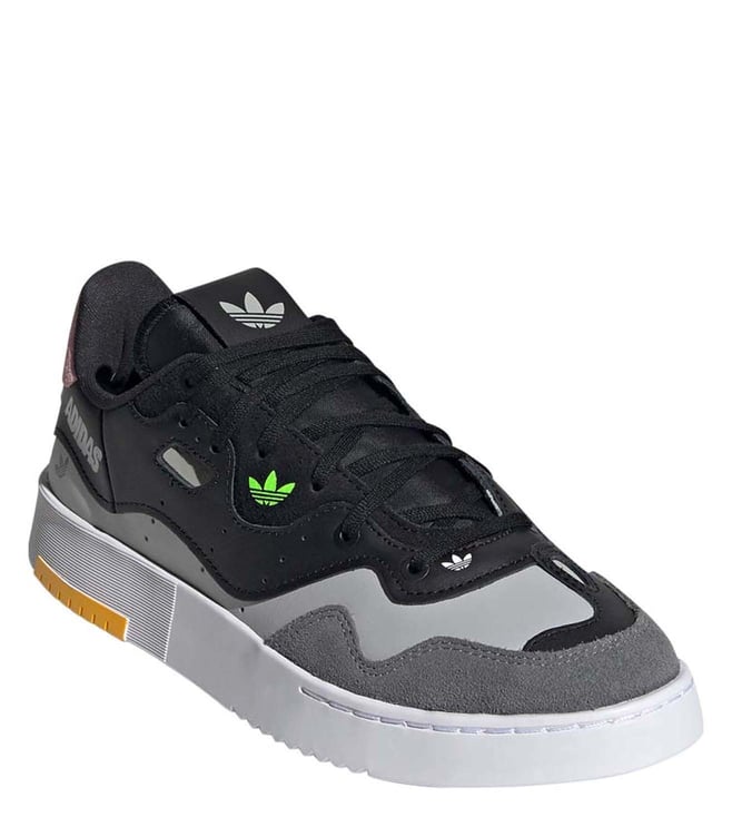 Adidas super court on sale black