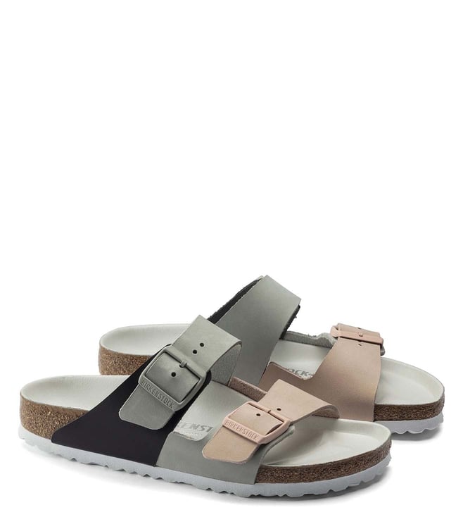 Buy Birkenstock Arizona Split Mineral Light Rose Slide Sandals for