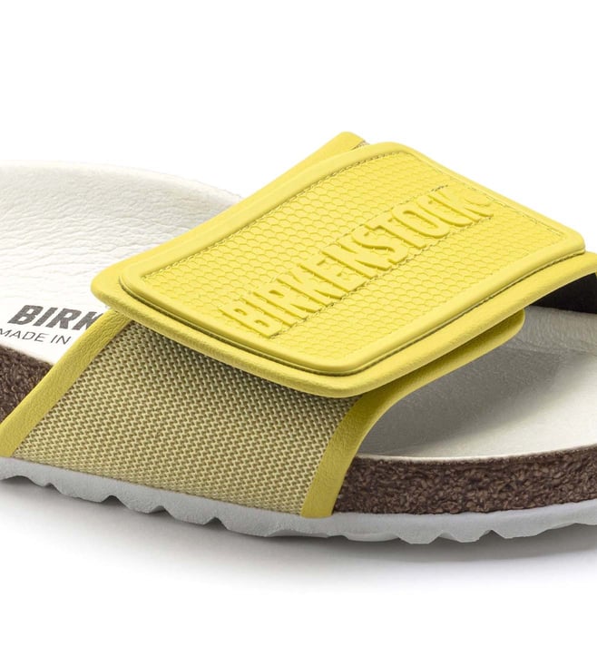 Buy Birkenstock Tema Lime Sour Regular Width Unisex Slide Sandals ...