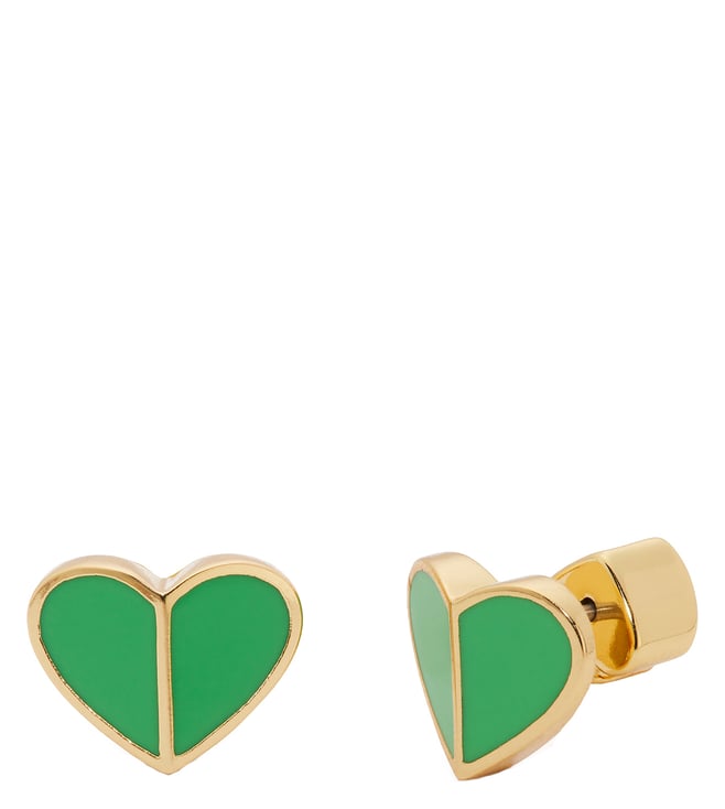 Buy Kate Spade Green Heritage Spade Small Heart Stud Earrings for Women  Online @ Tata CLiQ Luxury