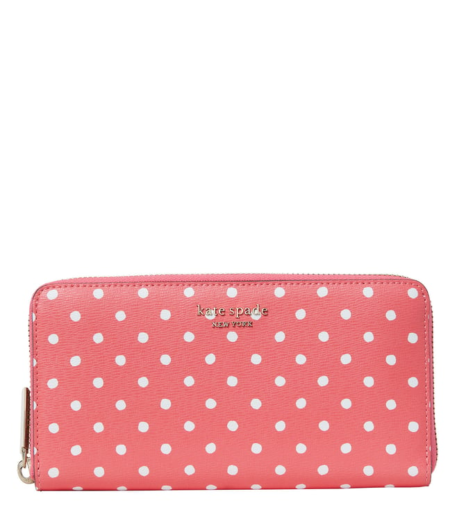 Buy Kate Spade Spencer Dots Zip-Around Continental Medium Wallet for Women  Online @ Tata CLiQ Luxury