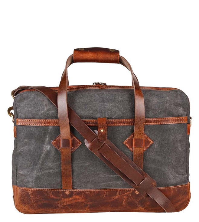 Buy Beast Craft Adventure Briefcase (Charcoal Grey) Online @ Tata CLiQ ...