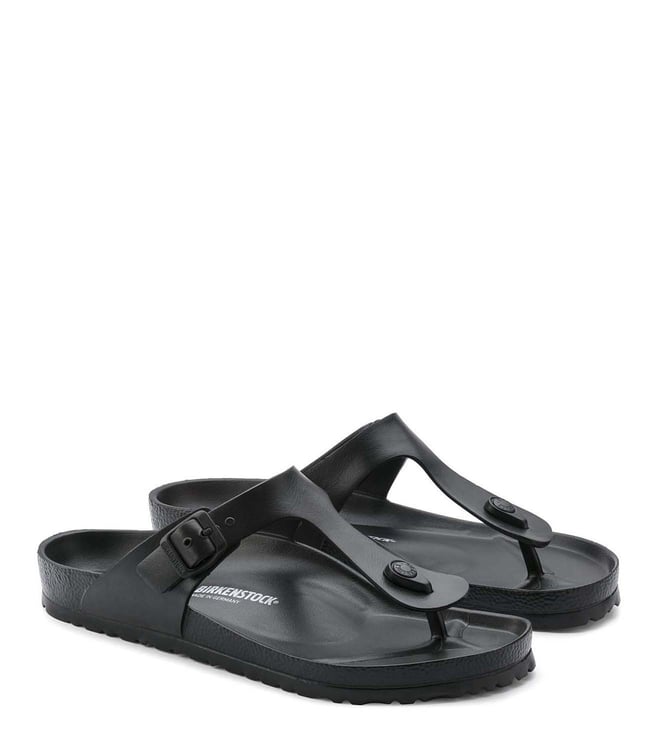 Birkenstock GIZEH UNISEX - T-bar sandals - black 