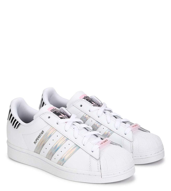 white color adidas shoes