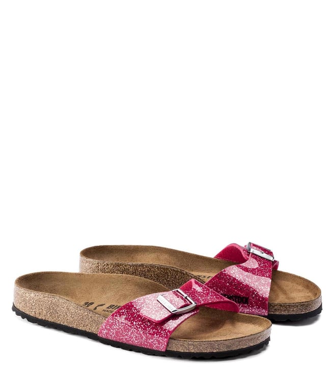 søvn tackle betyder Buy Birkenstock Madrid Pink Narrow Width Slide Sandals for Women Online @  Tata CLiQ Luxury