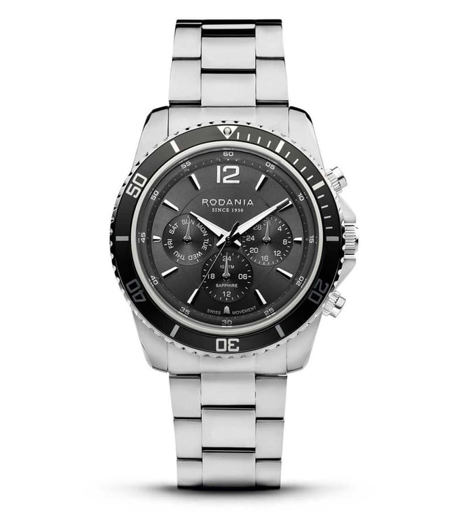 Jewel Rodania - New wrist watch with steel case, quartz … | Drouot.com