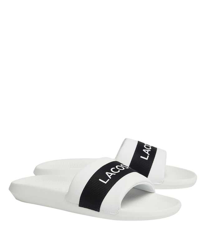 Buy Lacoste White Croco Slide for Men at Best Price Tata CLiQ