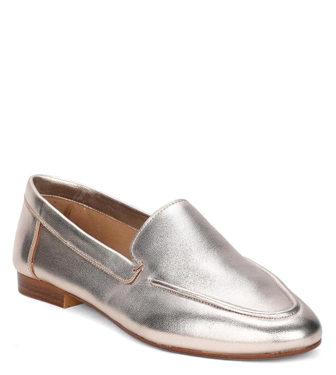 aldo silver loafers