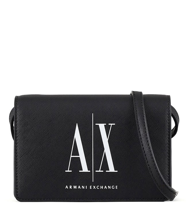 Buy Armani Exchange Black Small Cross Body Bag for Women Online @ Tata CLiQ  Luxury