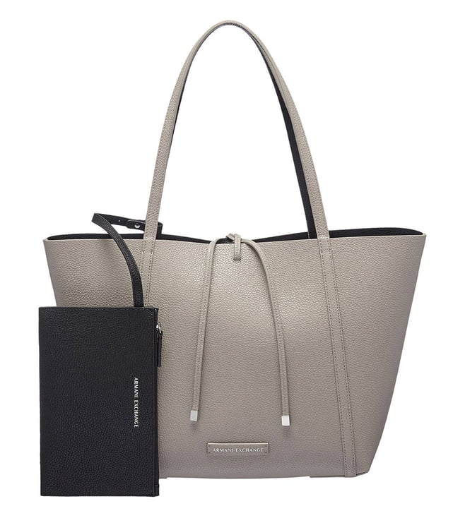 Buy Armani Exchange Black Medium Tote Bag for Women Online @ Tata CLiQ  Luxury
