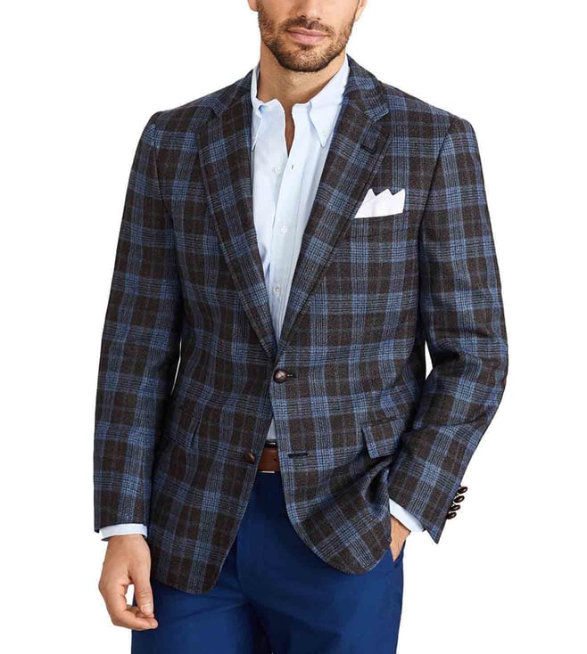 Buy Brooks Brothers Blue Heritage Plaid Regent Fit Sport Coat for Men ...