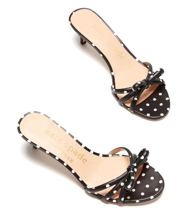 Buy Kate Spade Black & French Cream Swing Kitten Heels for Women Online @  Tata CLiQ Luxury