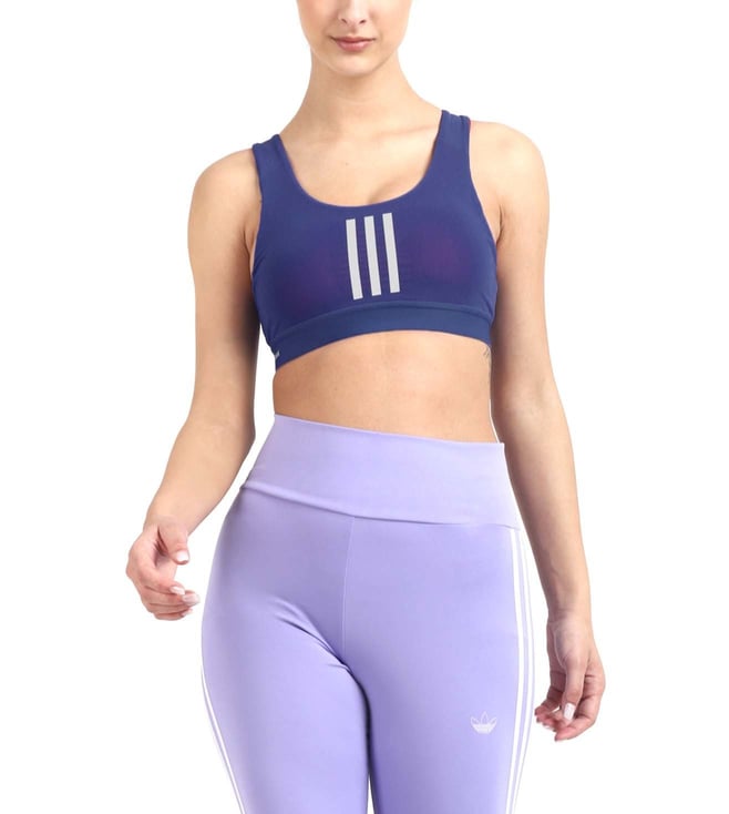 Colourful Striped Sports Bra