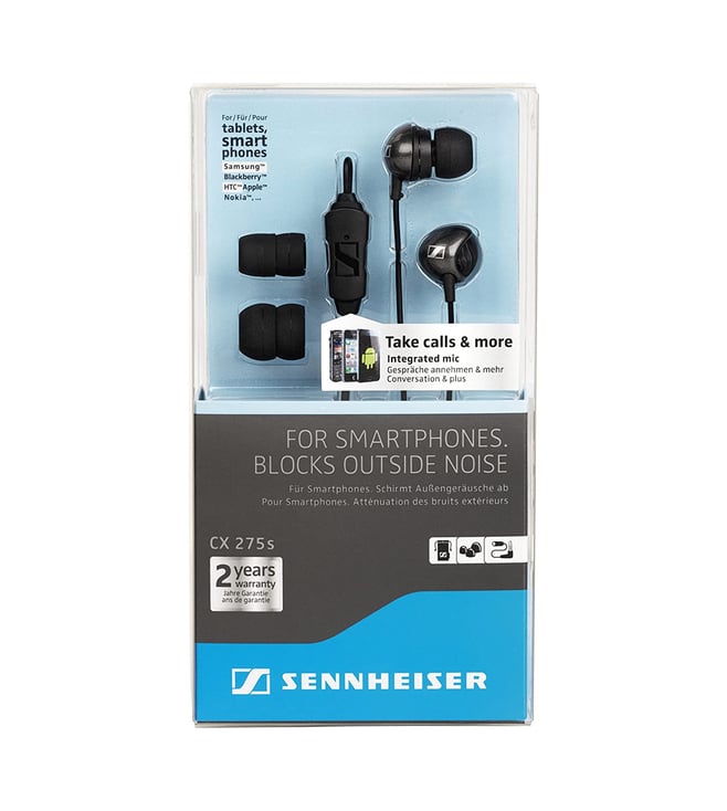 Buy Sennheiser CX 275s In the Ear Headphone Black Online At Best Price ...