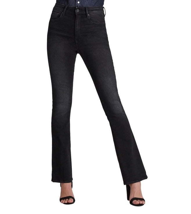 Buy G Star RAW 3301 Bootcut Jet Black High Rise Jeans for Women