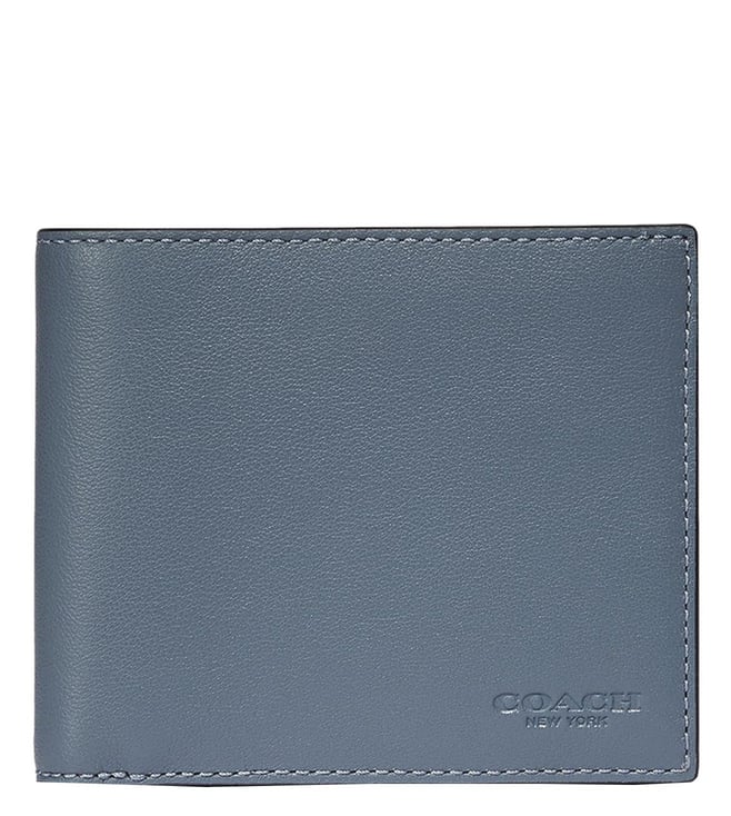 Buy Coach Blue Quartz 3 In 1 Medium Wallet for Men Online @ Tata CLiQ Luxury