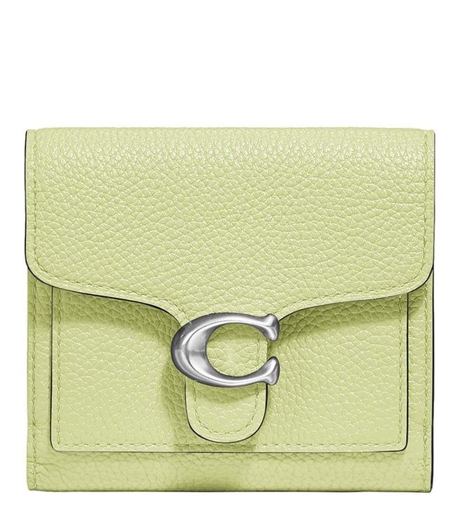 coach lime wallet