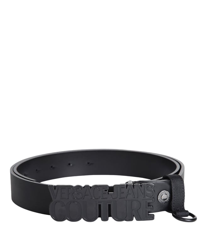 Buy Versace Jeans Couture Black Leather Belt for Men Online @ Tata