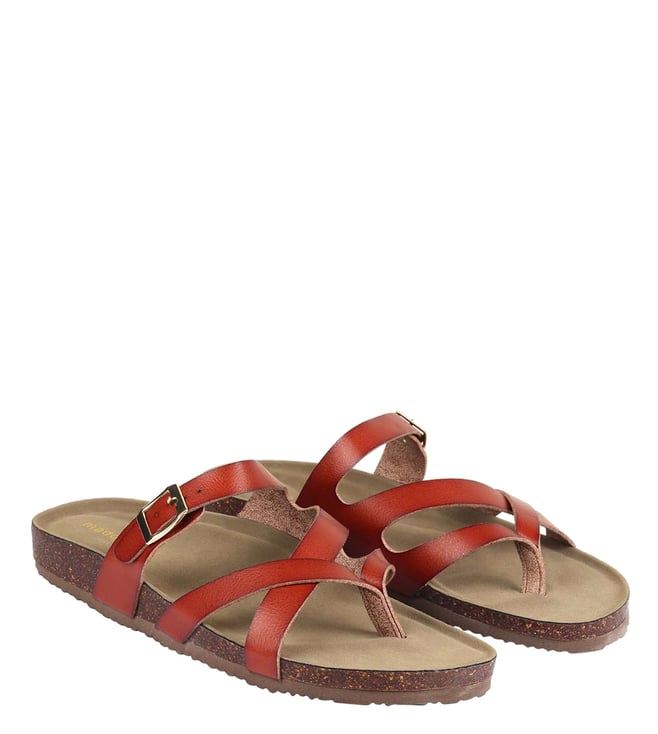 Buy Madden Girl by Steve Madden Red Bartlet Cross Strap Sandals