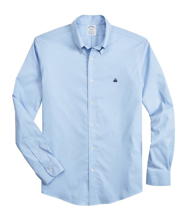 brooks brothers blue shirt