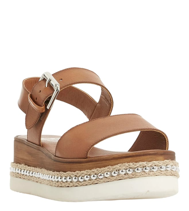 Buy Dune London Tan Wedge Espadrille Sandal for Women Online @ Tata CLiQ  Luxury