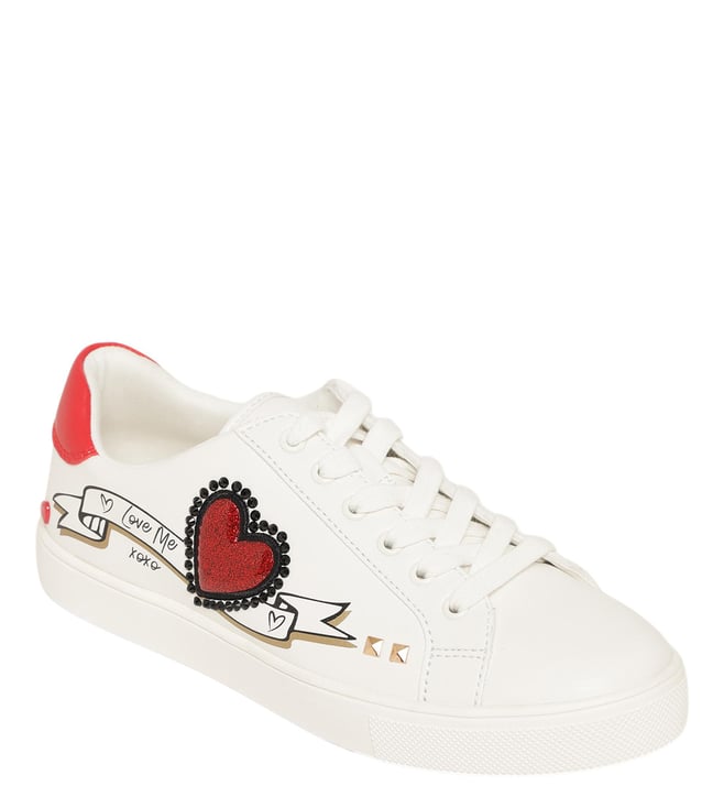 aldo white leather sneakers