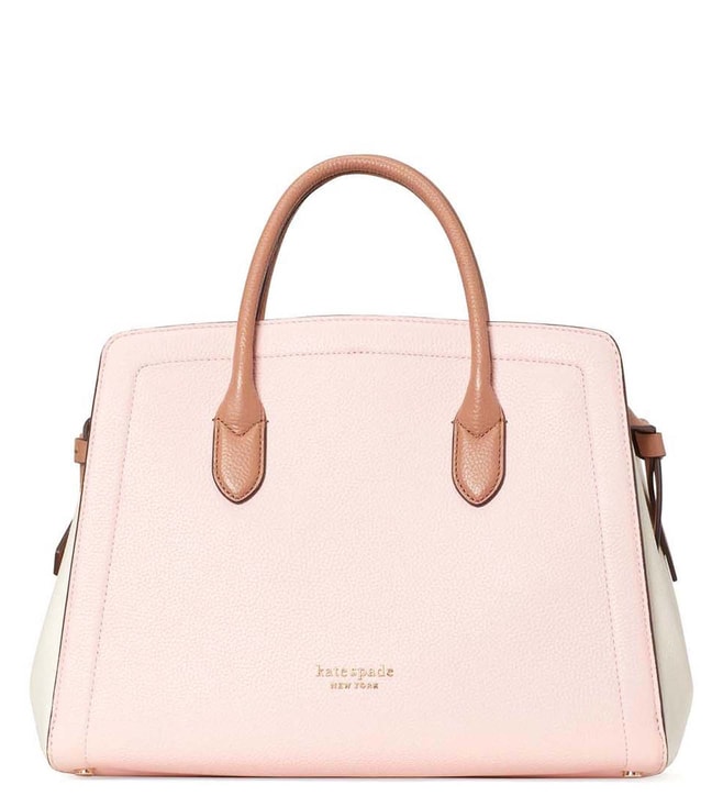 Buy Kate Spade Chalk Pink Multi Knott Large Satchel for Women Online @ Tata  CLiQ Luxury